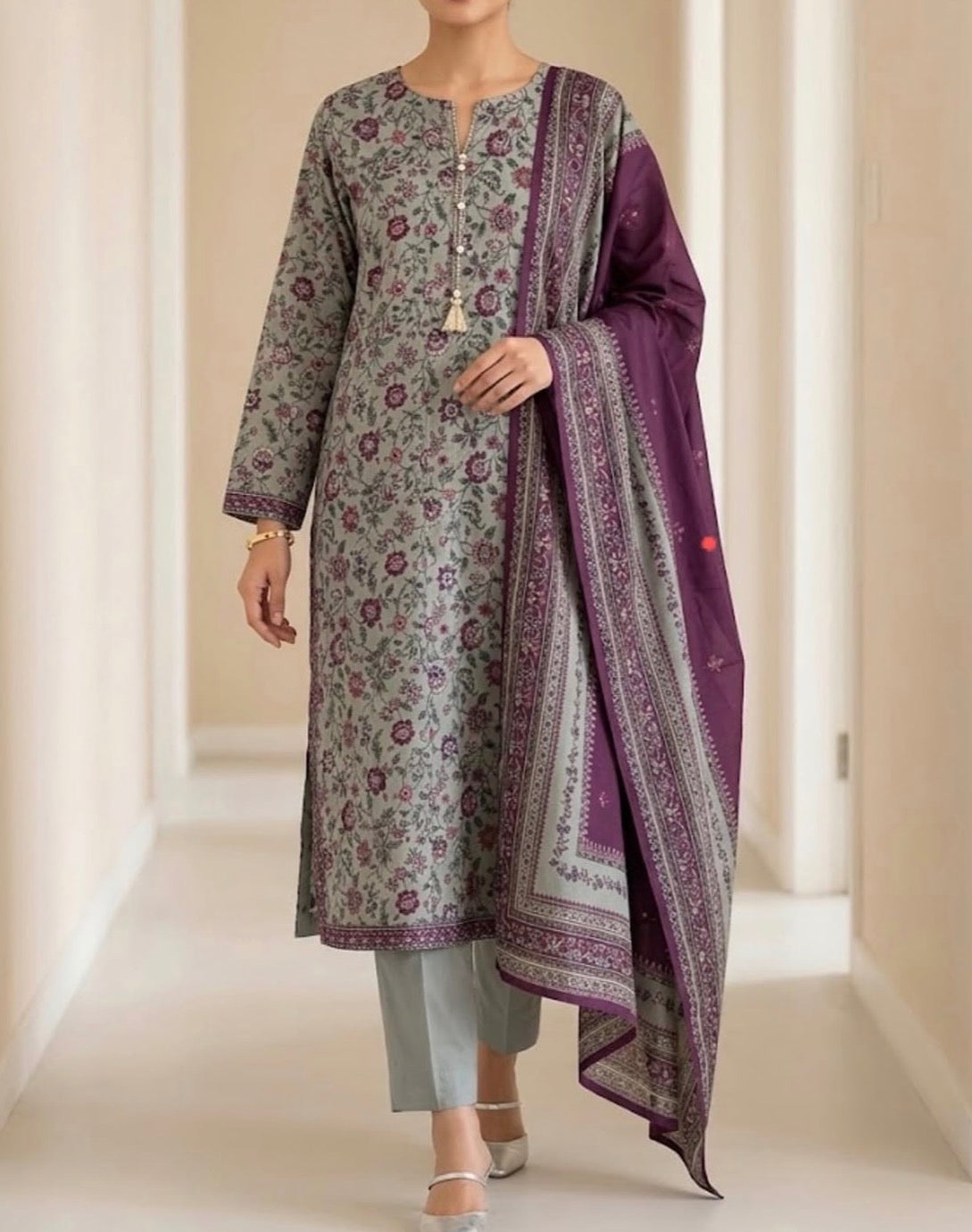 Lawn 3pc Salwar Kameez